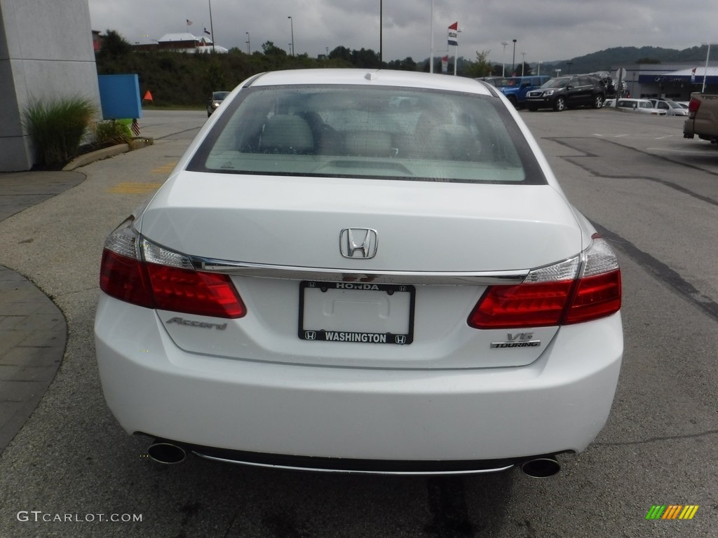 2013 Accord Touring Sedan - White Orchid Pearl / Ivory photo #8
