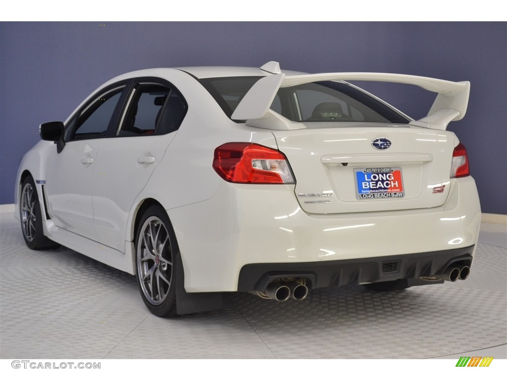 2015 WRX Limited - Crystal White Pearl / Carbon Black photo #5