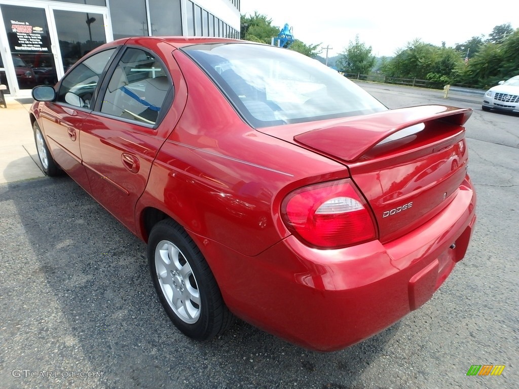 2003 Neon SXT - Flame Red / Dark Slate Gray photo #2