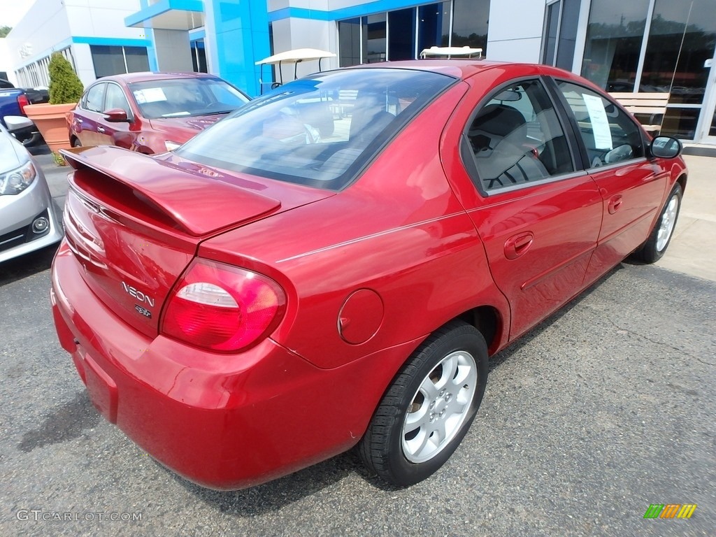 2003 Neon SXT - Flame Red / Dark Slate Gray photo #4
