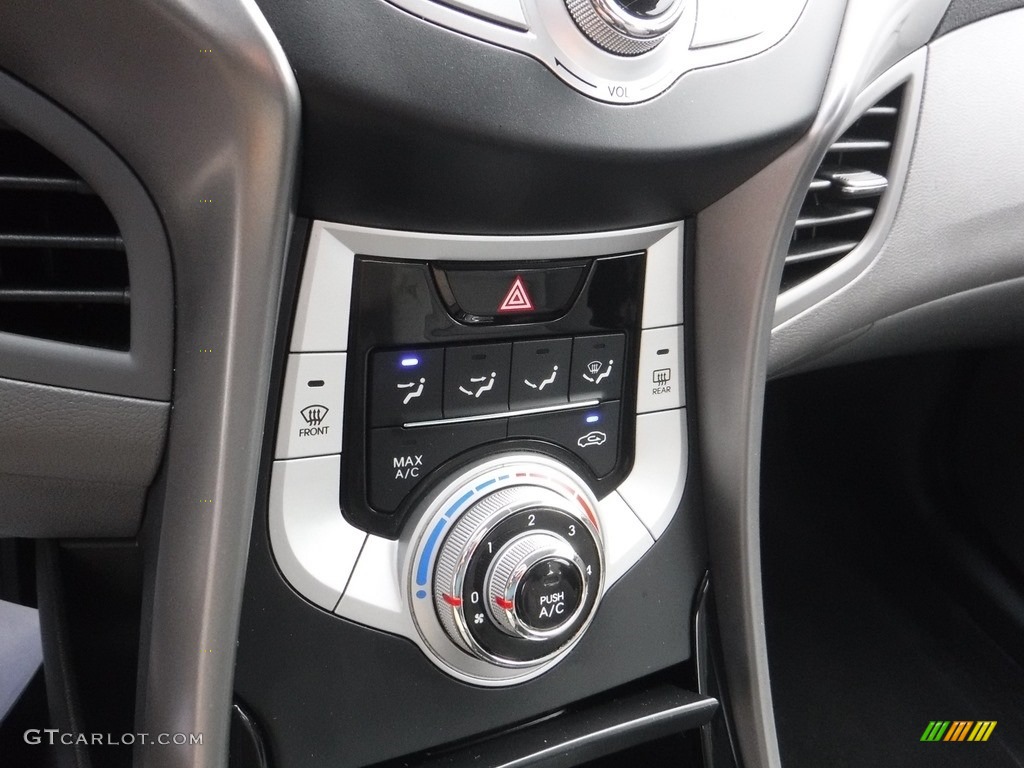 2011 Elantra GLS - Shimmering Silver Metallic / Gray photo #13