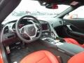 Adrenaline Red 2017 Chevrolet Corvette Stingray Coupe Interior Color