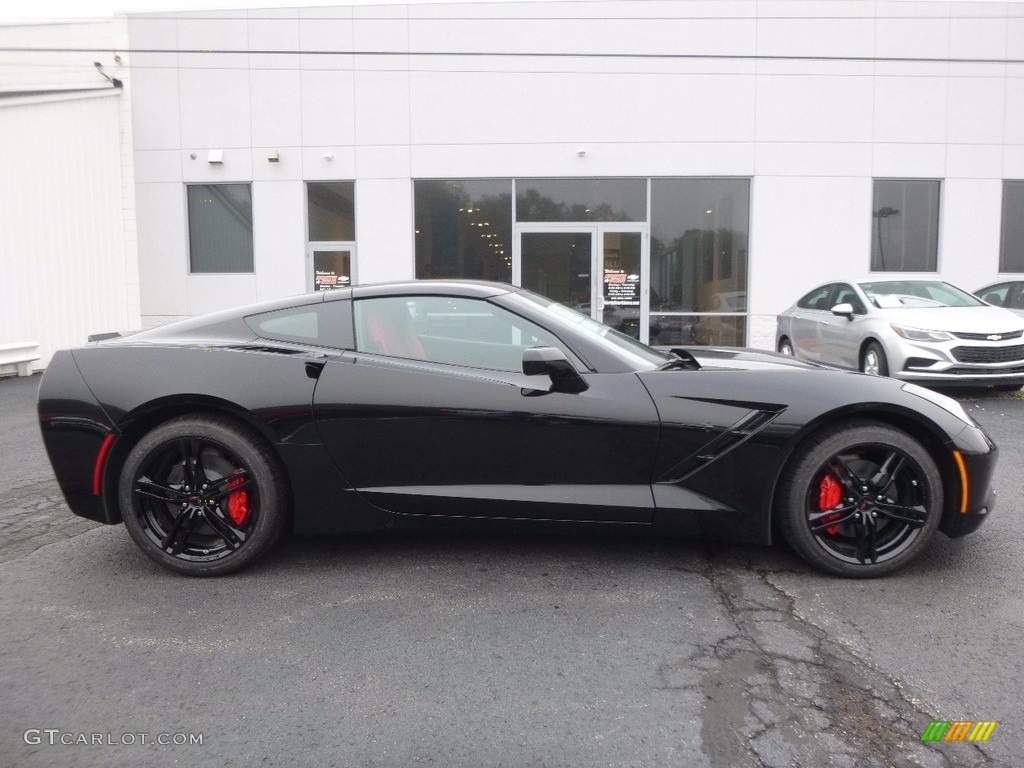 Black 2017 Chevrolet Corvette Stingray Coupe Exterior Photo #114729759