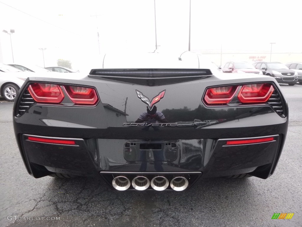 2017 Corvette Stingray Coupe - Black / Adrenaline Red photo #8