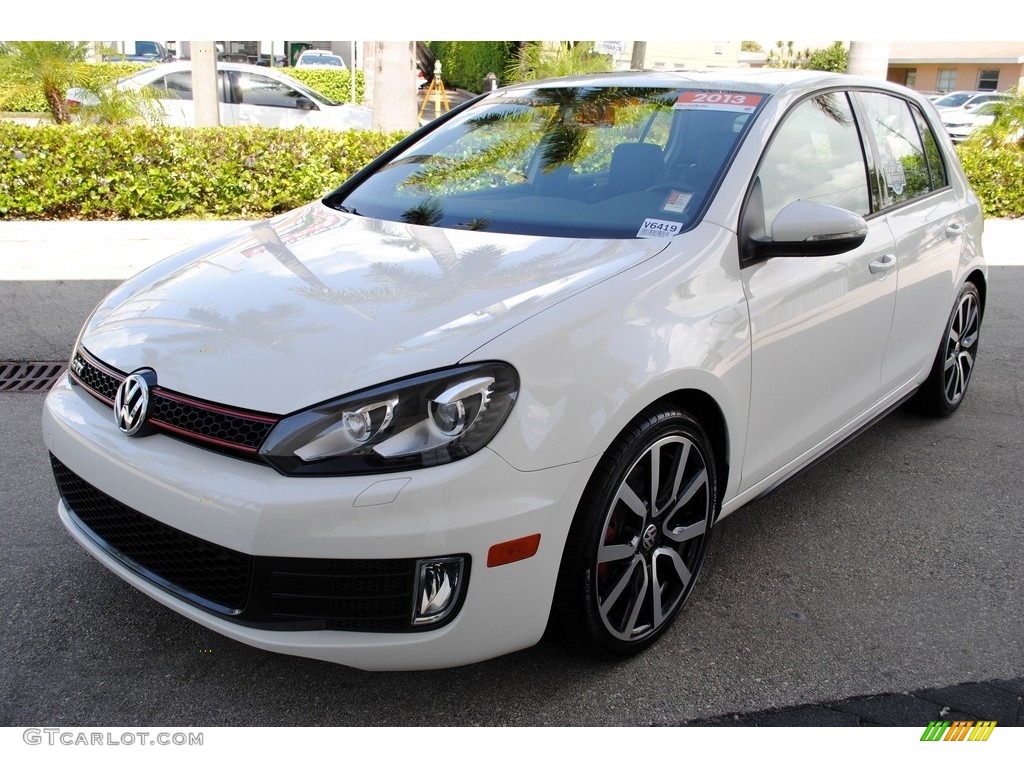 Candy White 2013 Volkswagen GTI 4 Door Autobahn Edition Exterior Photo #114730596