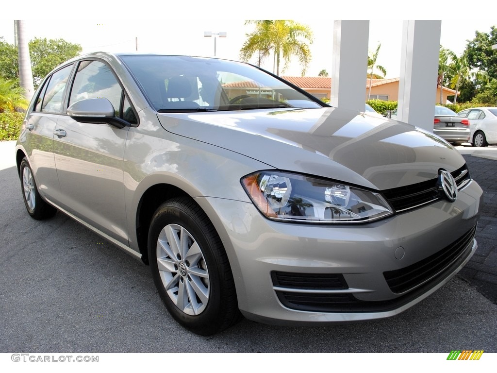 Tungsten Silver Metallic 2016 Volkswagen Golf 4 Door 1.8T S Exterior Photo #114731007