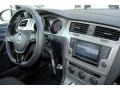 2016 Volkswagen Golf Quartz/Titan Black Two Tone Interior Controls Photo