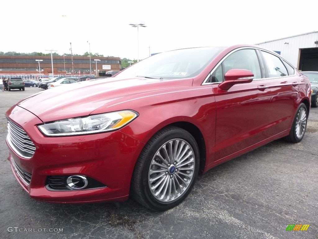 2013 Fusion Titanium - Ruby Red Metallic / Charcoal Black photo #6