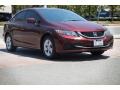 Crimson Pearl - Civic LX Sedan Photo No. 1