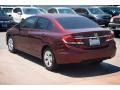 Crimson Pearl - Civic LX Sedan Photo No. 2