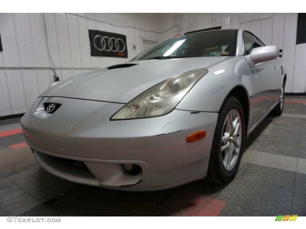 2000 Celica GT - Liquid Silver Metallic / Black/Silver photo #3