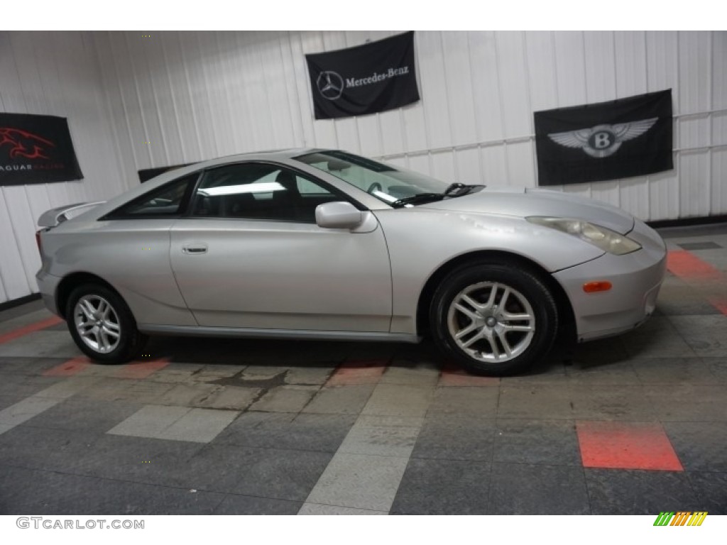 2000 Celica GT - Liquid Silver Metallic / Black/Silver photo #6