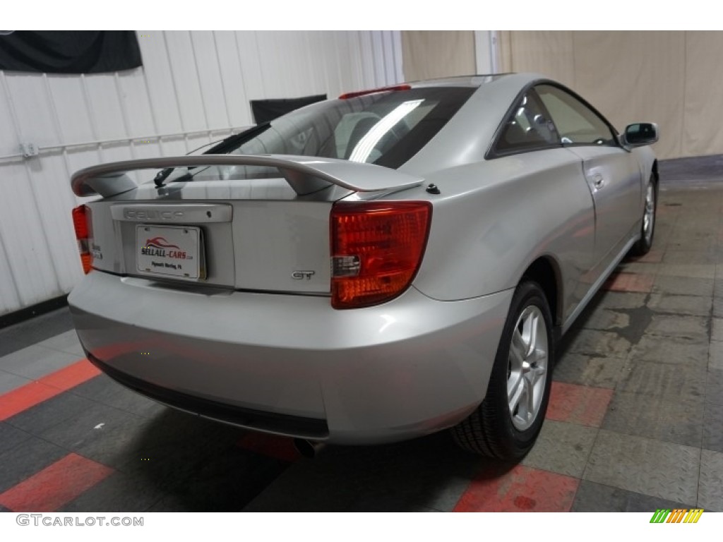 2000 Celica GT - Liquid Silver Metallic / Black/Silver photo #8