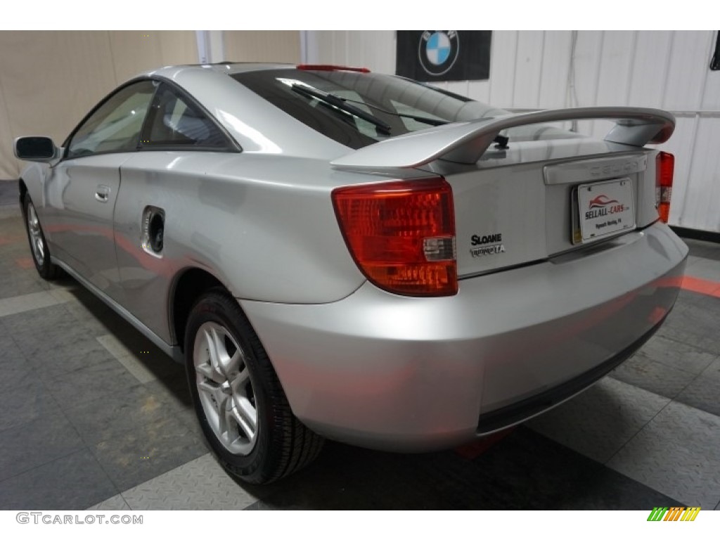 2000 Celica GT - Liquid Silver Metallic / Black/Silver photo #10