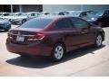 Crimson Pearl - Civic LX Sedan Photo No. 11
