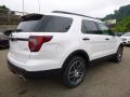 2017 White Platinum Ford Explorer Sport 4WD  photo #2