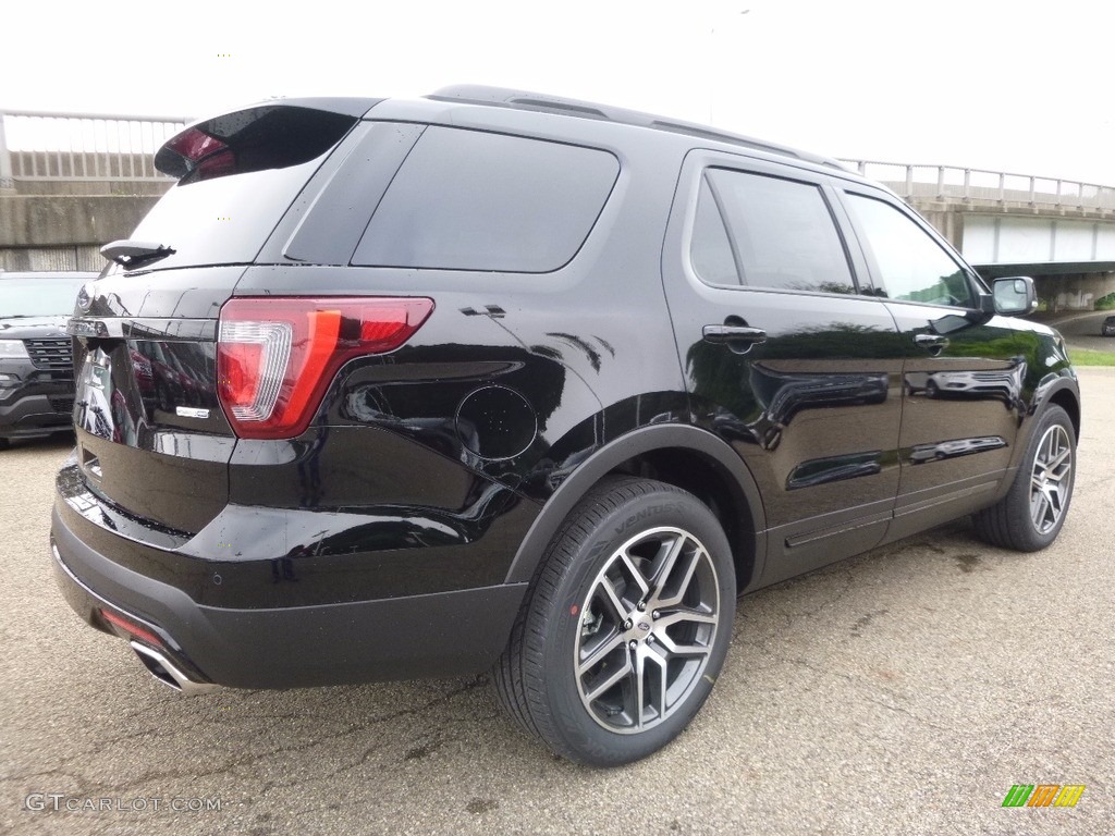 2017 Explorer Sport 4WD - Shadow Black / Ebony Black photo #2