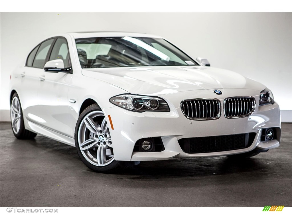 2016 5 Series 535i Sedan - Alpine White / Black photo #11