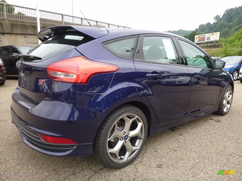2016 Focus ST - Kona Blue / Charcoal Black photo #2