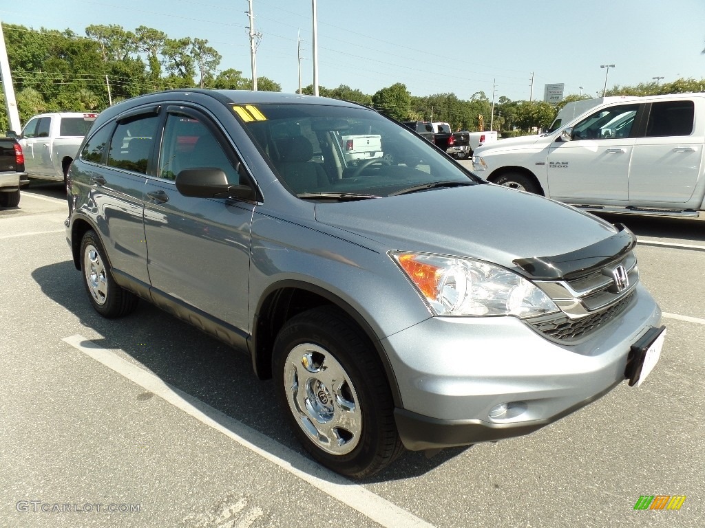 2011 CR-V LX - Alabaster Silver Metallic / Gray photo #11