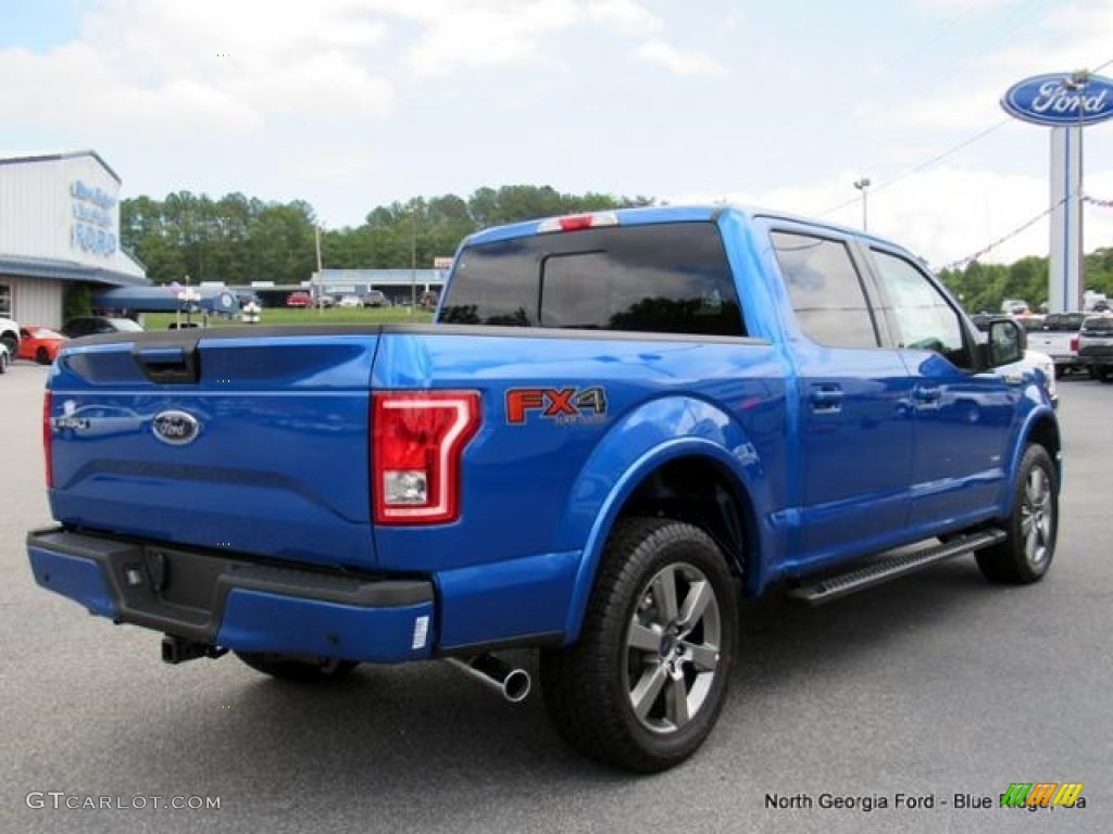 2016 F150 XLT SuperCrew 4x4 - Blue Flame / Black photo #5