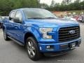 2016 Blue Flame Ford F150 XLT SuperCrew 4x4  photo #7