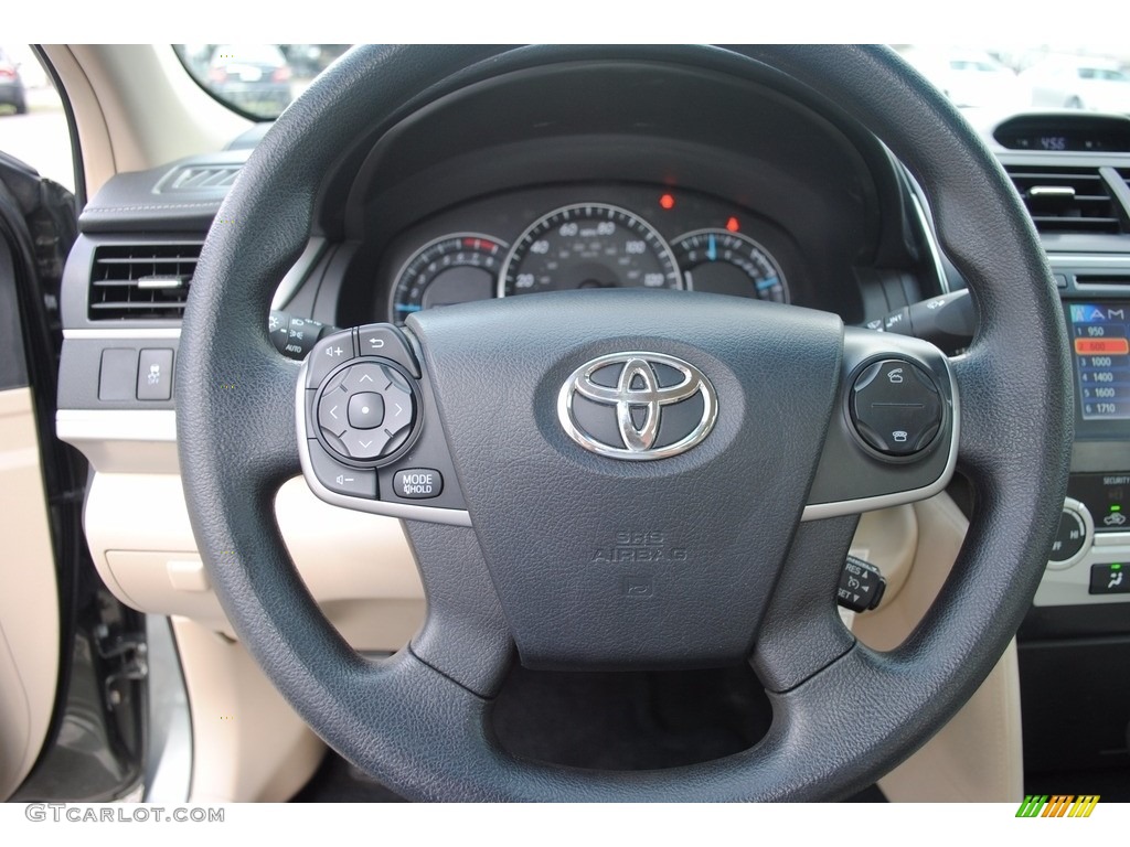 2013 Camry LE - Cypress Green Metallic / Ivory photo #13