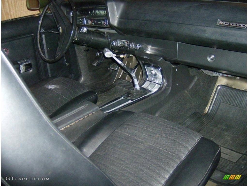 Black Interior 1970 Ford Torino Cobra SportsRoof Photo #114739461