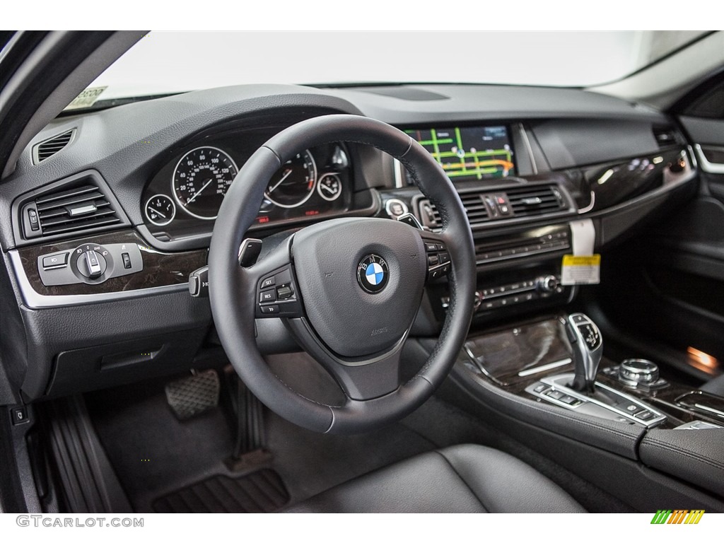 2016 5 Series 528i Sedan - Jet Black / Black photo #6