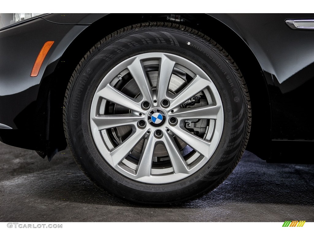 2016 5 Series 528i Sedan - Jet Black / Black photo #10