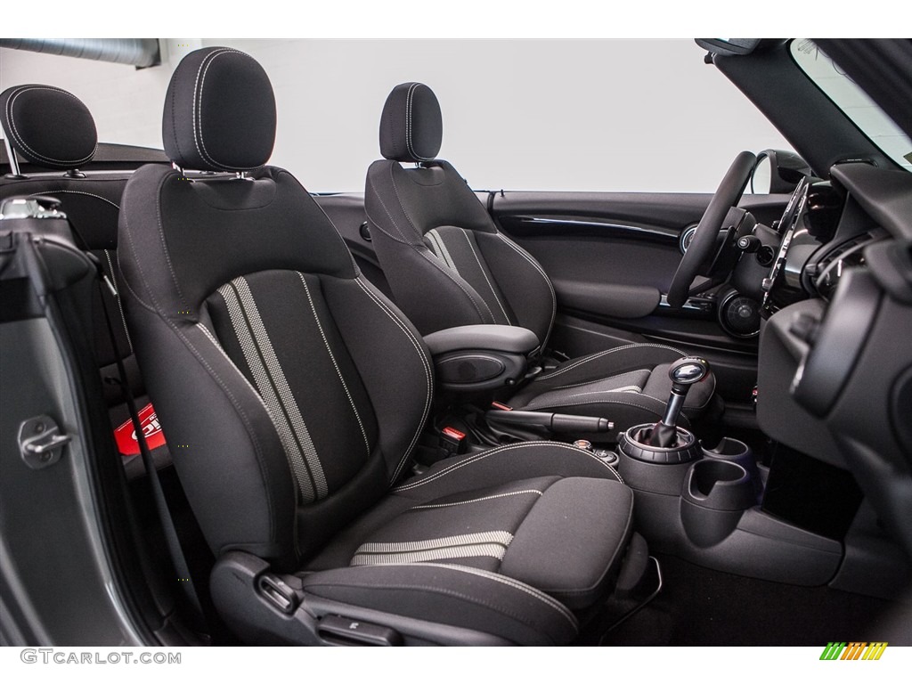 Double Stripe Carbon Black Interior 2016 Mini Convertible Cooper S Photo #114743049