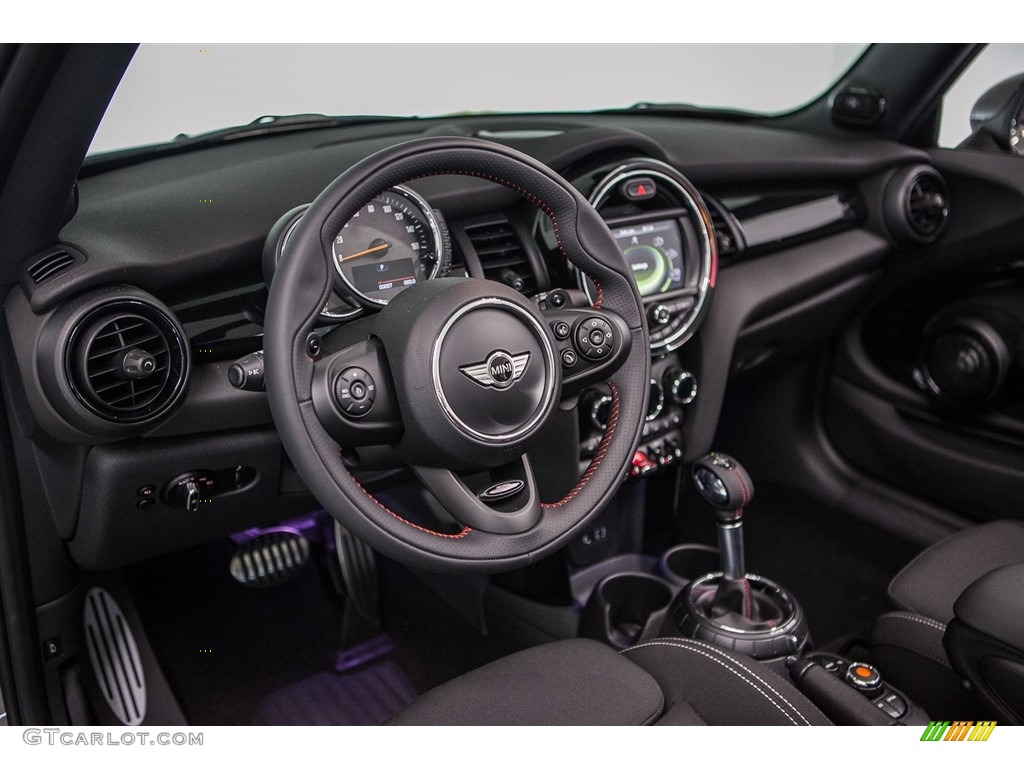 2016 Mini Convertible Cooper S Double Stripe Carbon Black Dashboard Photo #114743151