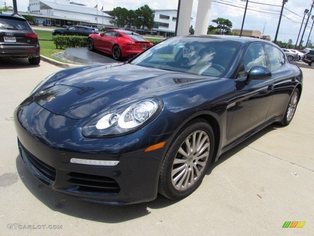 2014 Panamera 4 - Dark Blue Metallic / Black photo #10