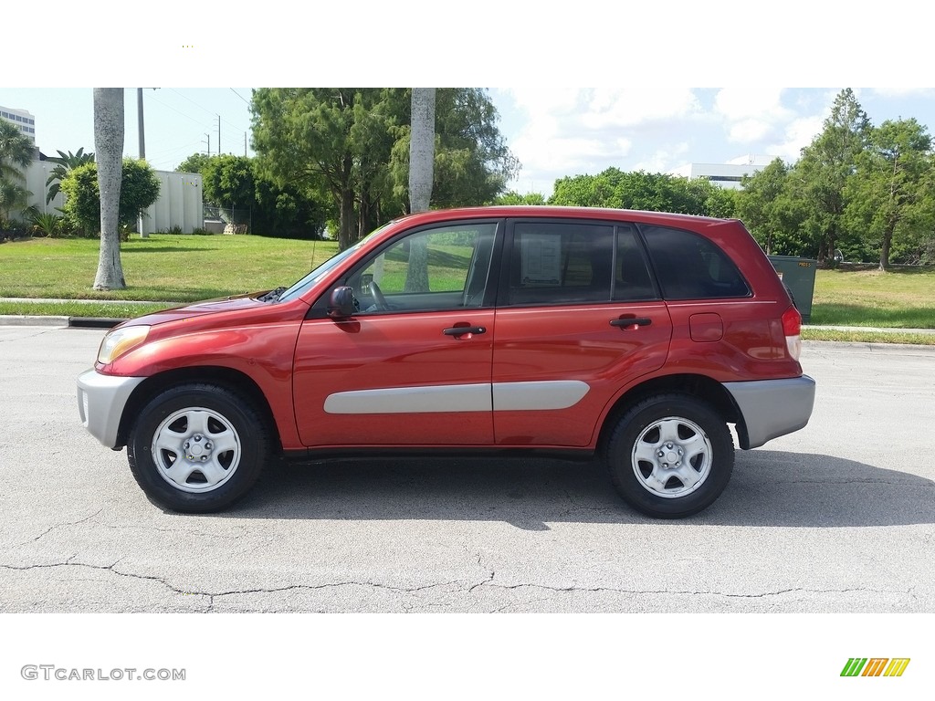 2003 RAV4  - Impulse Red / Gray photo #2