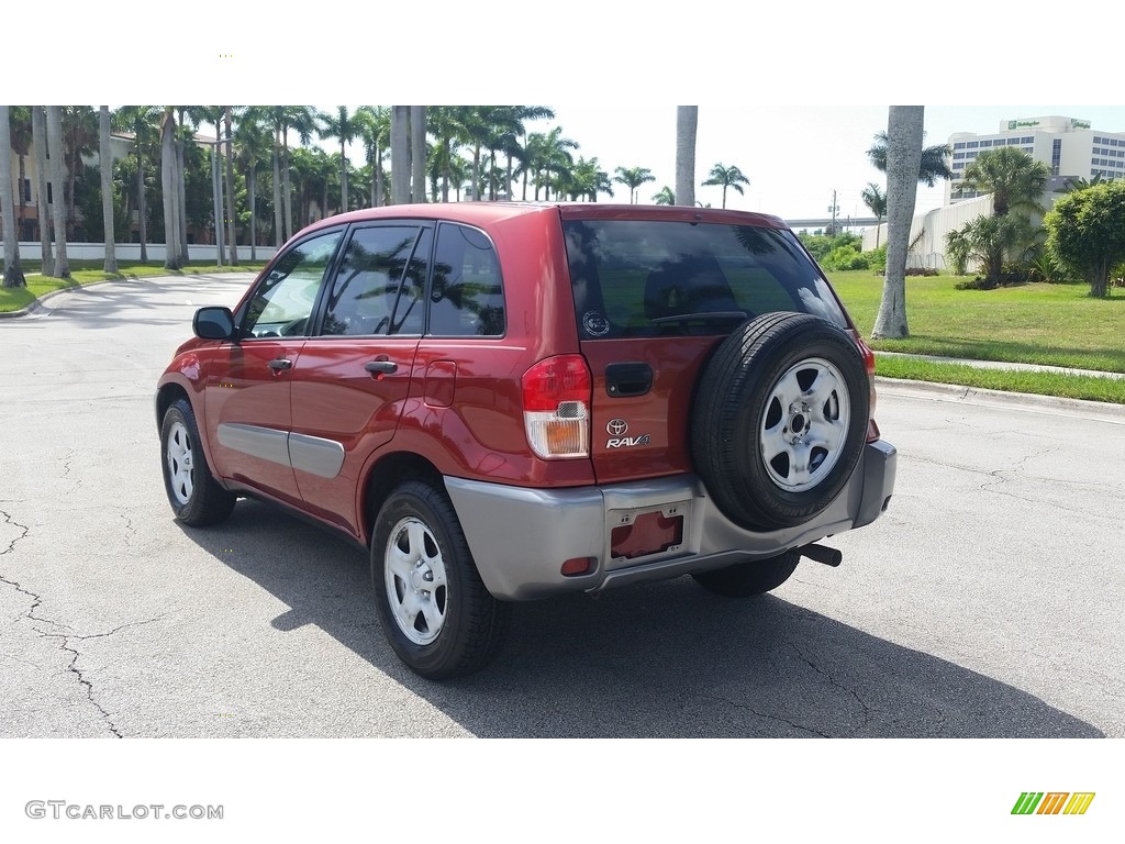 2003 RAV4  - Impulse Red / Gray photo #3