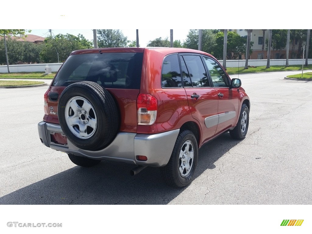 2003 RAV4  - Impulse Red / Gray photo #5