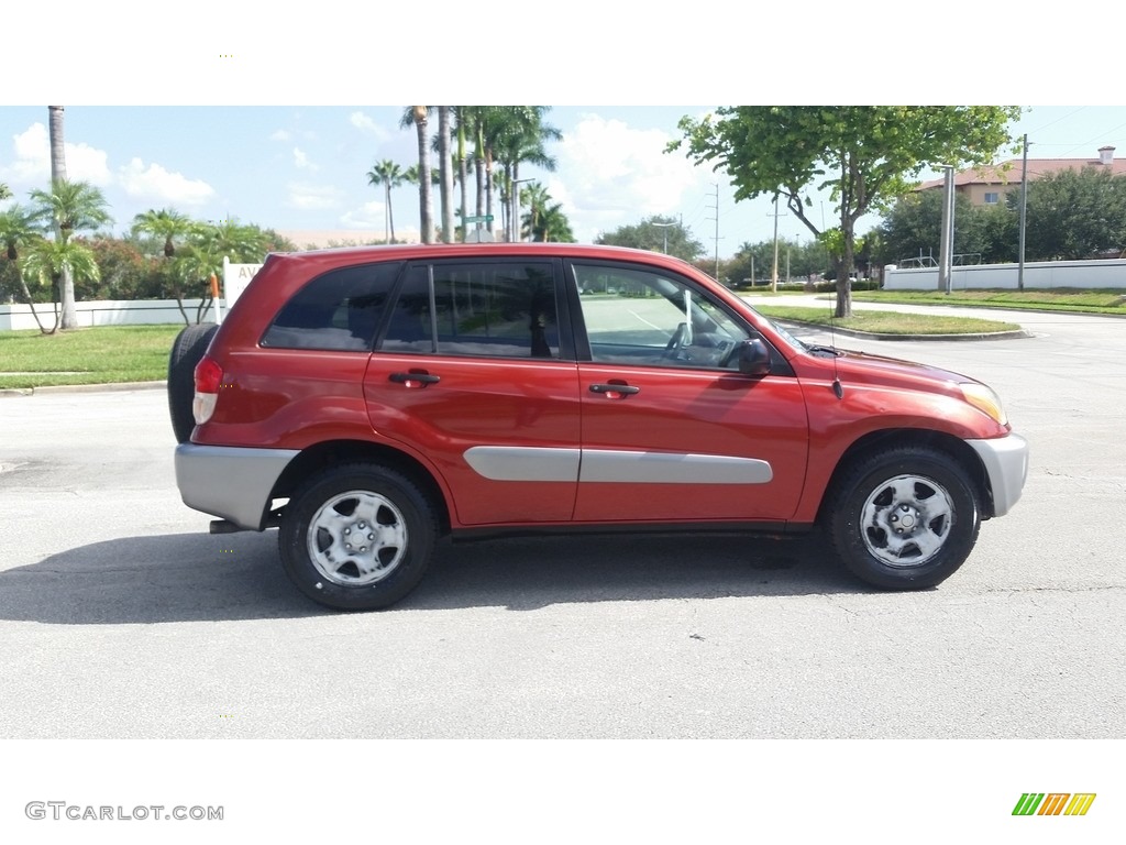 2003 RAV4  - Impulse Red / Gray photo #6