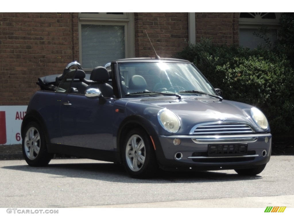 2005 Cooper Convertible - Cool Blue Metallic / Black/Panther Black photo #2