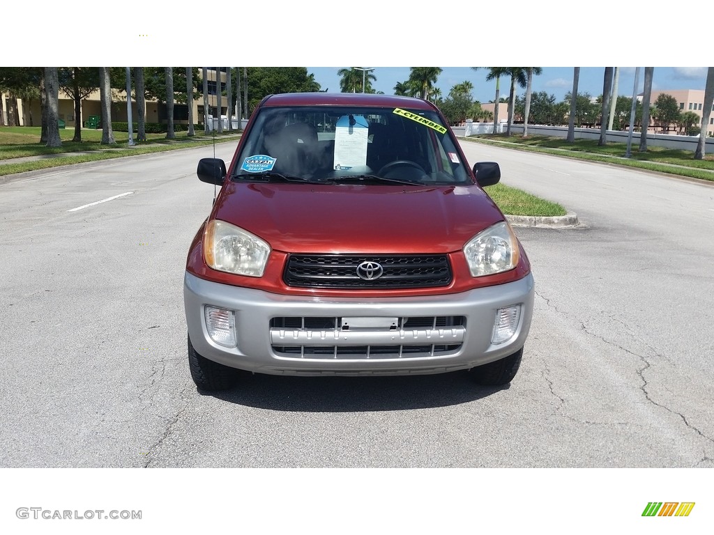 2003 RAV4  - Impulse Red / Gray photo #8