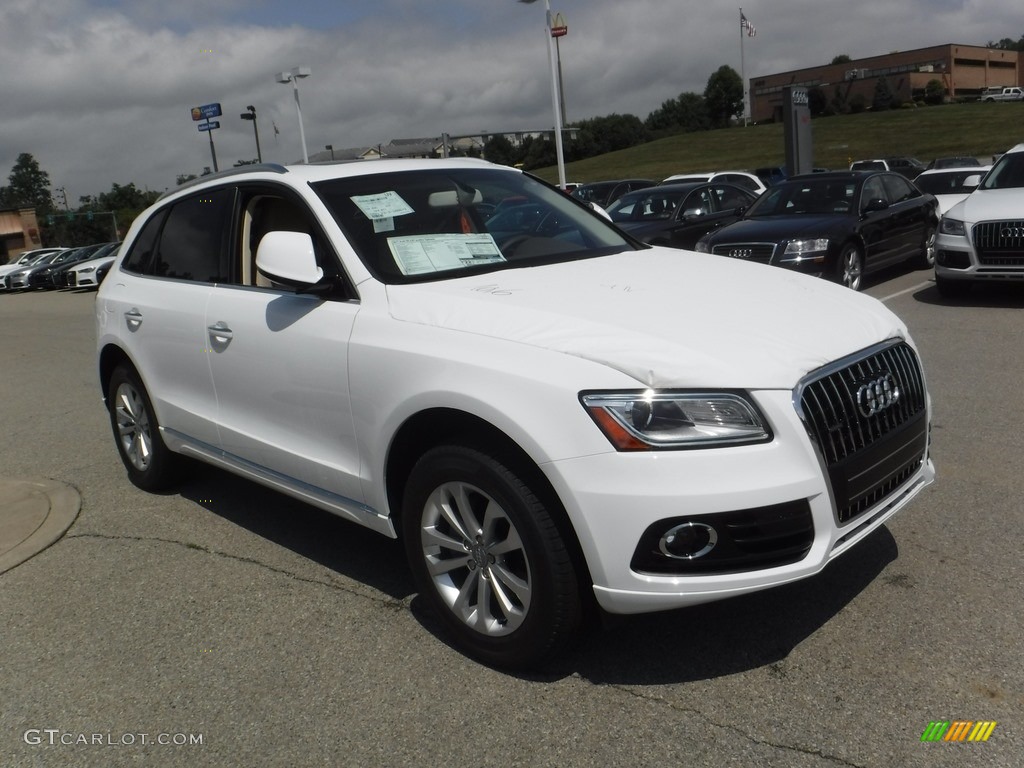 Ibis White 2017 Audi Q5 2.0 TFSI Premium quattro Exterior Photo #114744879