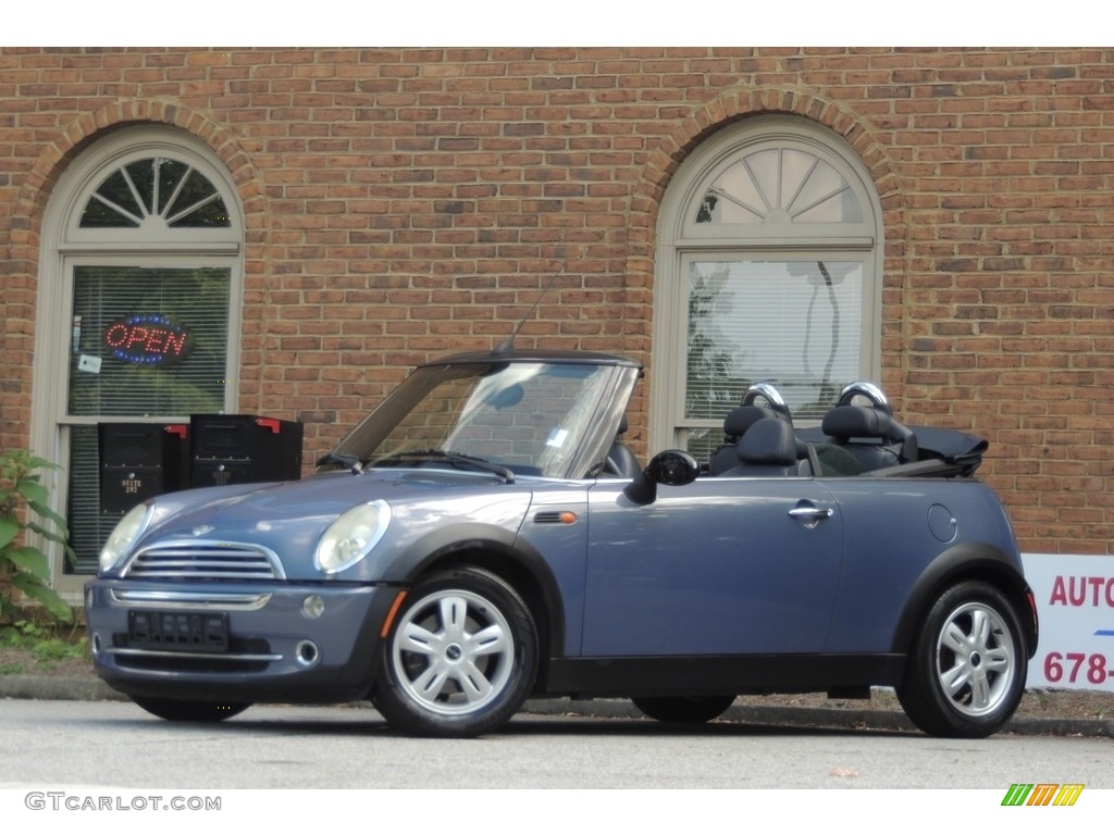 2005 Cooper Convertible - Cool Blue Metallic / Black/Panther Black photo #5