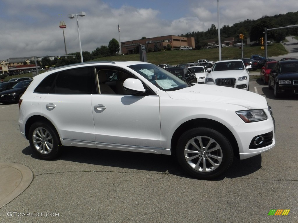 Ibis White 2017 Audi Q5 2.0 TFSI Premium quattro Exterior Photo #114744948