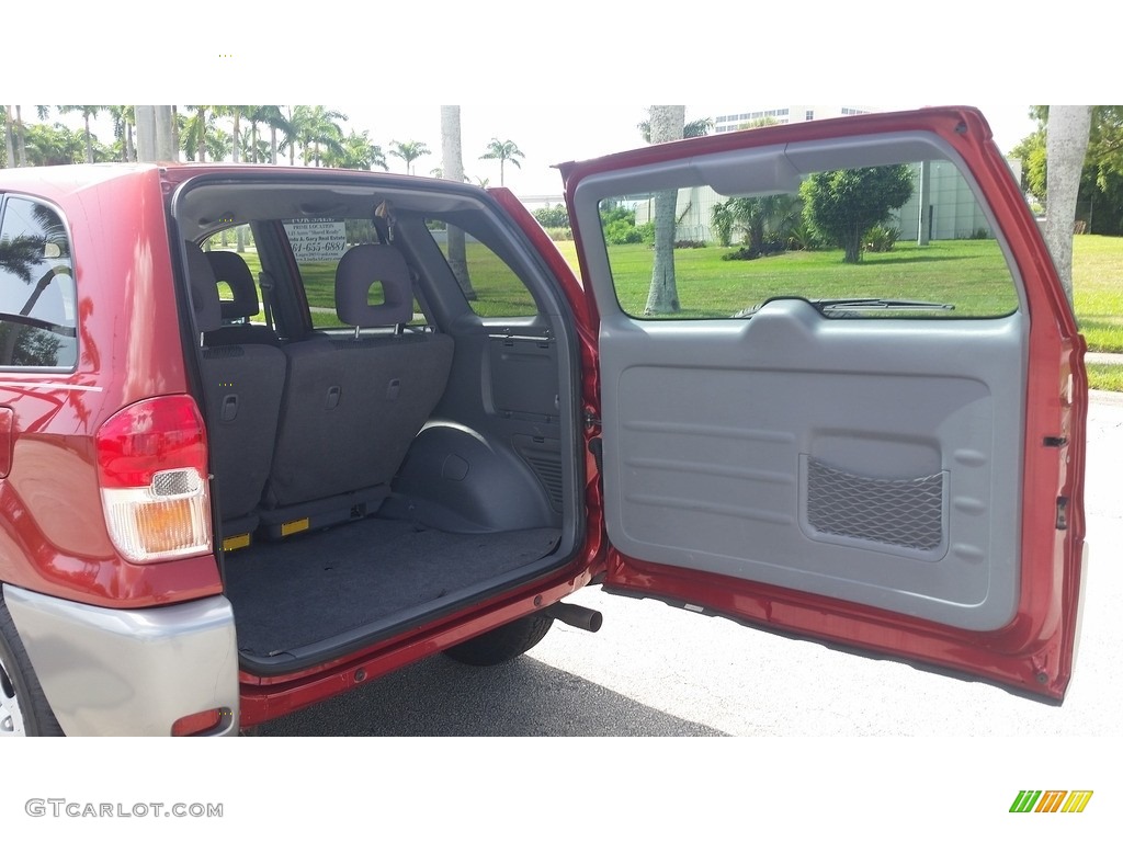 2003 RAV4  - Impulse Red / Gray photo #14