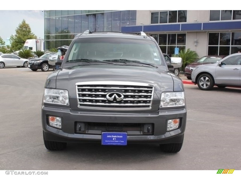 2008 QX 56 - Silver Graphite Gray / Charcoal photo #2