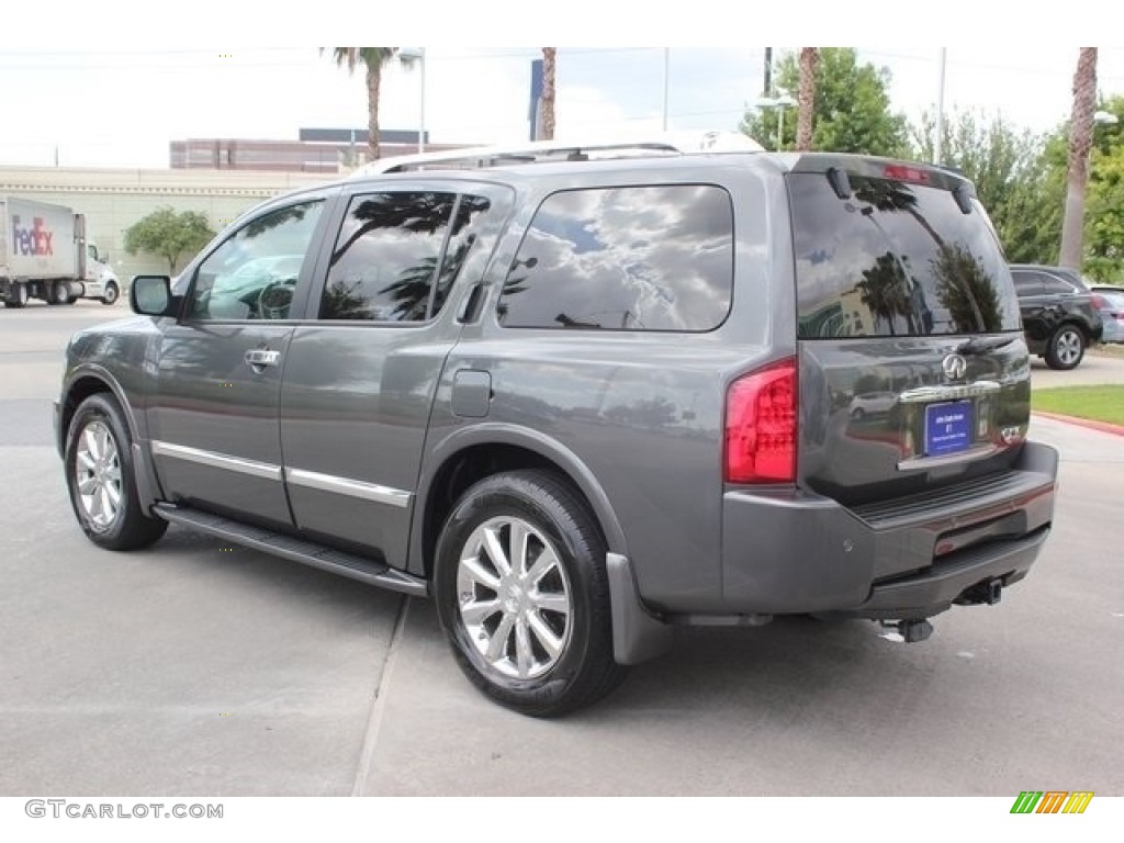 2008 QX 56 - Silver Graphite Gray / Charcoal photo #5