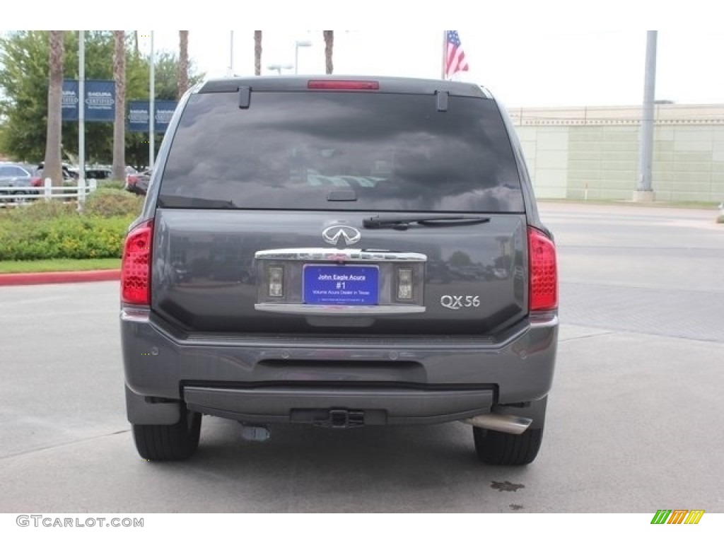 2008 QX 56 - Silver Graphite Gray / Charcoal photo #6