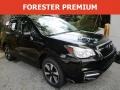 2017 Crystal Black Silica Subaru Forester 2.5i Premium  photo #1