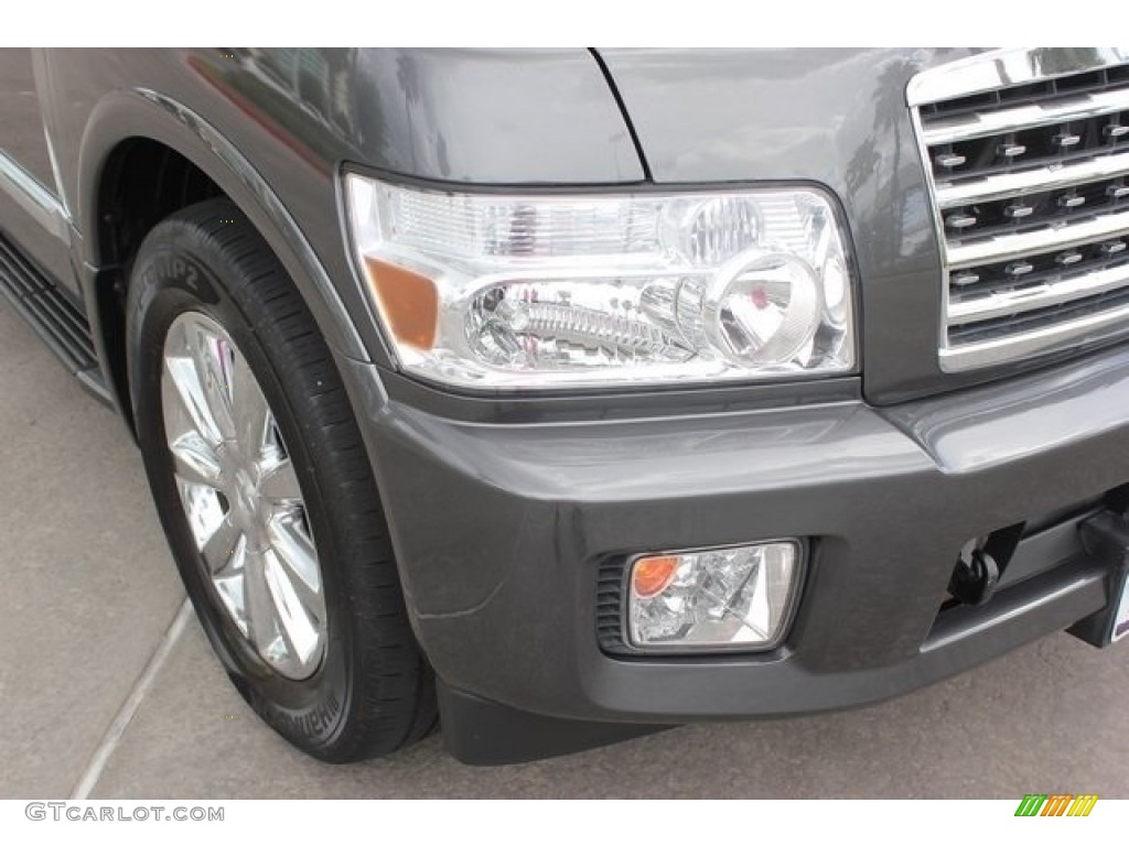 2008 QX 56 - Silver Graphite Gray / Charcoal photo #10