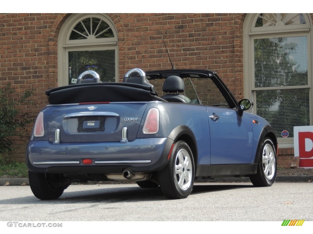 2005 Cooper Convertible - Cool Blue Metallic / Black/Panther Black photo #19