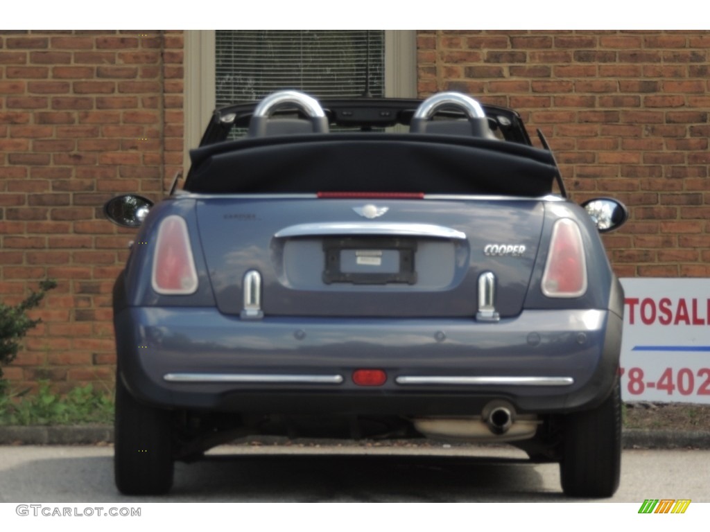 2005 Cooper Convertible - Cool Blue Metallic / Black/Panther Black photo #20